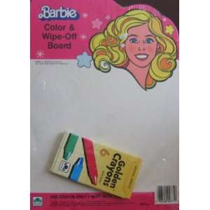  Barbie Color & Wipe Off Board (1985) Toys & Games