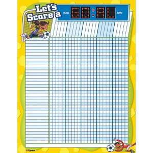  Lets Score Goal Incentive Chart Toys & Games