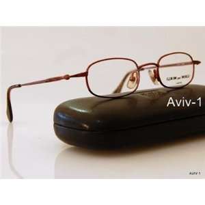  ALAIN MIKLI 6722 COL 3400 EYEGLASS FRAME METAL NOS 