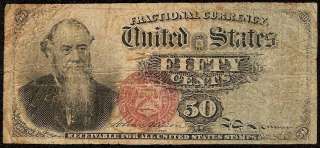   STANTON NOTE 1869 1875 FRACTIONAL CURRENCY FOURTH ISSUE Fr 1376  
