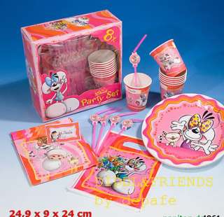 DIDDL diddlina Party Set Compleanno Festa 49 pezzi NEW  