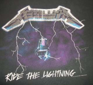 1994 METALLICA RIDE THE LIGHTNING TOUR SHIRT concert  