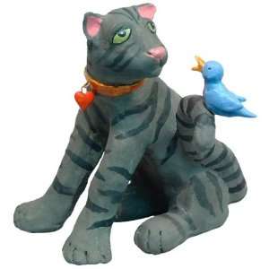  Judie Bomberger Albert Ceramic Cat Figurine: Home 
