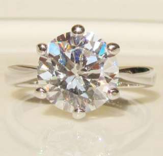 carat larger created diamond white gold GP promise engagement 