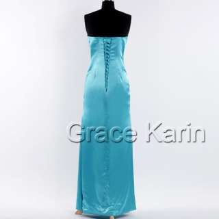 Sexy BEADED Long Formal Prom Party Ball Cocktail Evening Dress Custom 