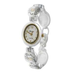   Geneva Platinum Womens Heart Toggle Watch: Geneva Platinum: Jewelry