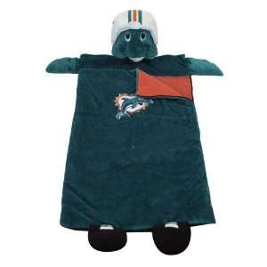   Dolphins NFL Plush Team Mascot Sleeping Bag (72) Everything Else