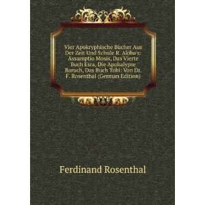   Baruch, Das Buch Tobi Von Dr. F. Rosenthal (German Edition