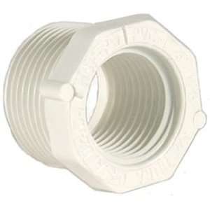  Schedule 40 PVC Reducer Bushing 3/4 MPT x 1/4 FPT Pet 