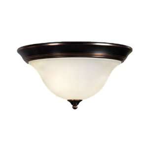  Quoizel Tritan Copper Bronze Small Flush Ceiling Light 