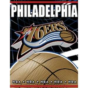  Philadelphia 76ers Game Time Woven Jacquard Throw Sports 