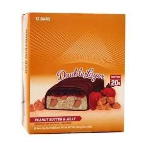     Double Layer Peanut Butter & Jelly 12 bars