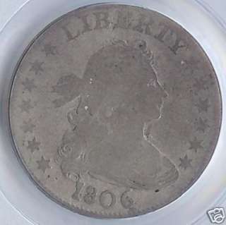 1806 Bust Quarter PCGS G 04  