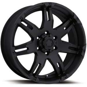Ultra Gauntlet 17x9 Black Wheel / Rim 5x5 with a 12mm Offset and a 78 