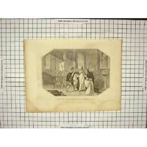  Bishop Of Bayeux Arrested Soldiers Antique Print