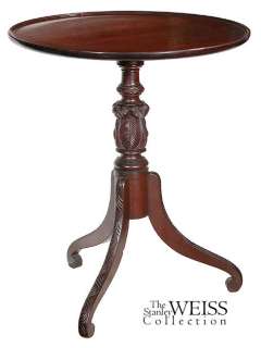 SWC Carved Cherry Classical Tilt top Table, c.1820  