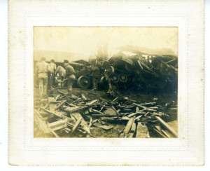 1899 Set 7 Photos Wreck Lehigh Valley Railroad NJ  