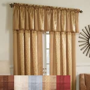  Verano Stripe Embroidered Panel, Valance