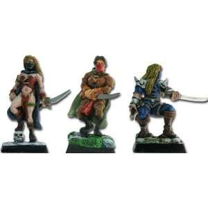  Fenryll Miniatures Master Assassins (3) Toys & Games