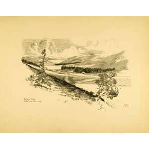  1927 Print St. Marys Loch Waterway Inlet Scotland Gordon 