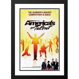  Americas Got Talent 32x45 Framed and Double Matted TV 