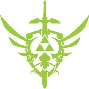  Legend of Zelda Skyward Sword Sticker Green Everything 