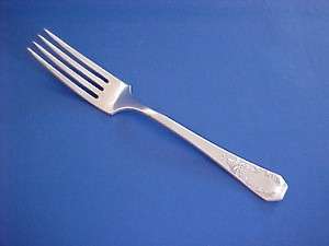 1914 Holmes & Edwards Carolina Silverplate Fork 7 inch  