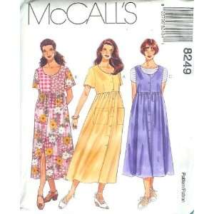  McCalls Sewing Pattern 8249 Misses Half Size Dress or 