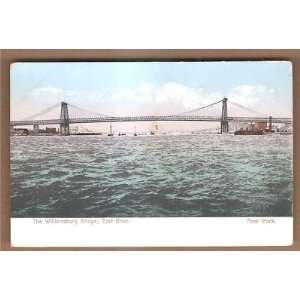  Postcard Williamsburg Bridge East River NYC Everything 