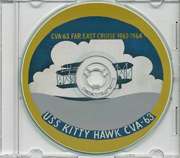 USS Kitty Hawk CVA 63 1963 1964 Cruise Book on CD  