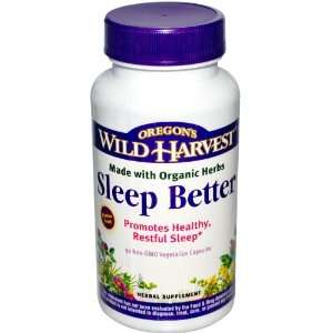  Sleep Better, 90 Veggie Caps , Promotes Healthy Restful 