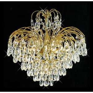 Waterfall Design Chandelier dressed with European or Swarovski Crystal 