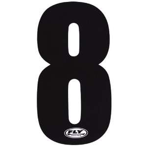  No.2 Race Numbers, White, 6 In Automotive
