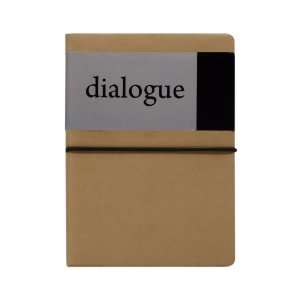  Grandluxe Taupe Brown A5 Dialogue Lined Notebook, 128 
