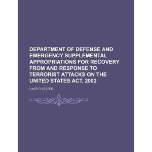  Terrorist Attacks on the United States Act (9781234182977): United