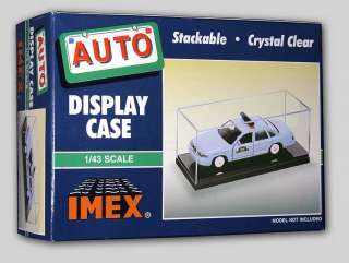   DISPLAY CASE   Imex Stackable Black Base 2 Pack #2512 NEW  