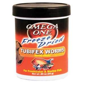    Omega OneTM Freeze Dried Tubifex Worms Nutri TreatTM