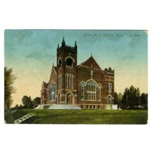    Grace M E Church Postcard Sioux City IA 1900s 
