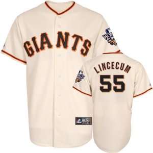 Tim Lincecum Jersey: San Francisco Giants #55 Home Replica Jersey with 