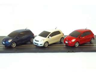 GSLOT TOYOTA YARIS 3 PACK of RED, WHITE and BLUE STREET 1:32 Slot 