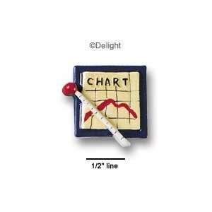  9998 tlf   Medium Medical Chart   Flat Back Resin 