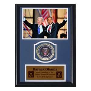  Barack Obama and Joe Biden with Presidential Commemorative 