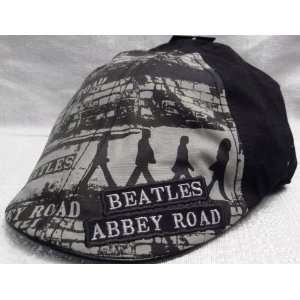  THE BEATLES Abbey Road Embroidered Logo Fitted Ivy Cap HAT 
