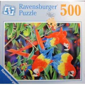  Parrot Paradise 500 Piece Puzzle Toys & Games
