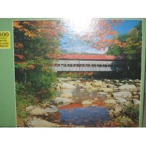   Works 500 Piece Jigsaw Puzzle Albany Covered Bridge 