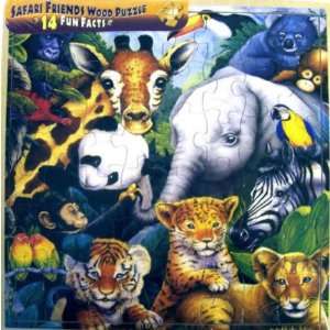  Fun Facts Animal Wooden Puzzles Case Pack 12 Everything 