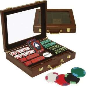   NexGen Poker Chip Set with Clear Top Solid Wood Case: Everything Else