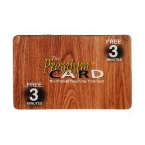    3m The Premium Card Premium Incentive Show Brown Wood Background