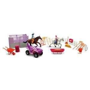  Pink Horse Riding Set: Toys & Games