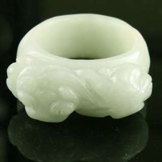 Pi Xiu green ring size 9 Chinese Jade Jadeite  